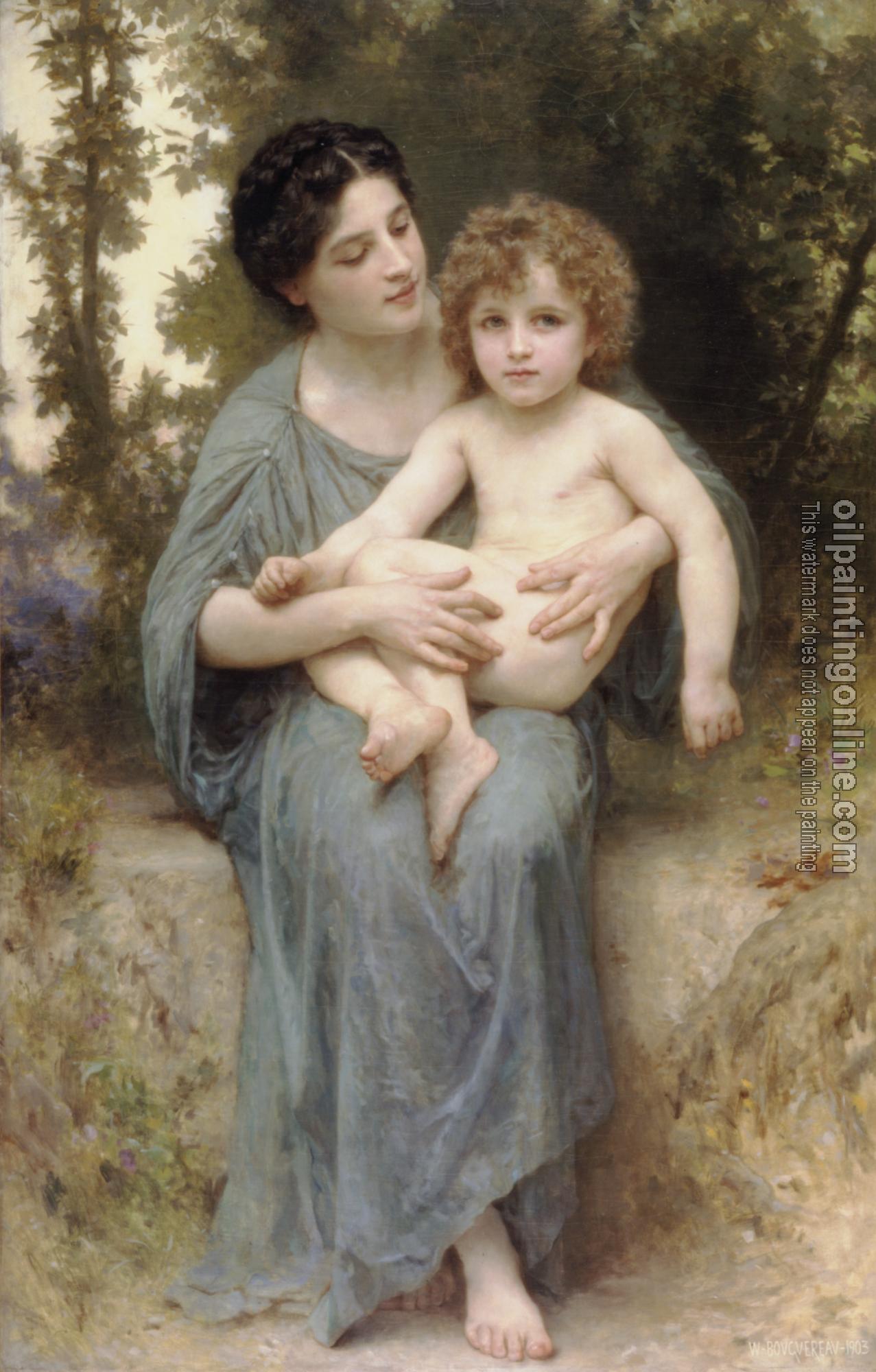 Bouguereau, William-Adolphe - Le jeune frere, Little brother